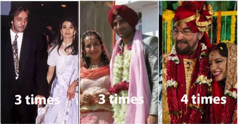 Sanjay Dutt To Kamal Hassan,6 Celebs Who Got Married 3 Times!