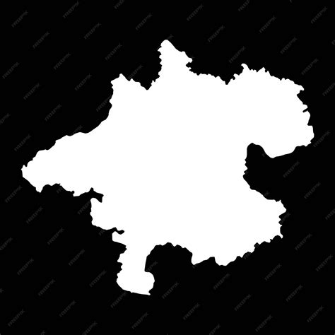 Premium Vector | Upper Austria state map of Austria Vector illustration