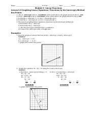 Graphing Linear Equation Using Intercept Method 的图像结果