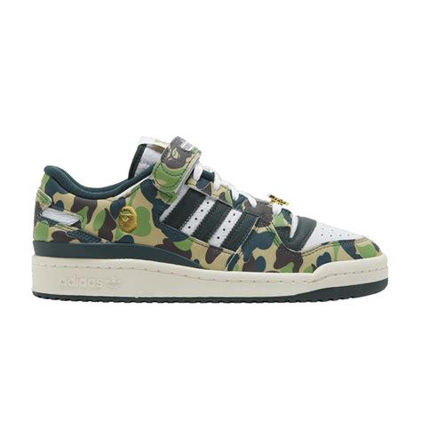 Bape X Adidas Forum 84 Low 30th Anniversary Green Camo Price in India ...