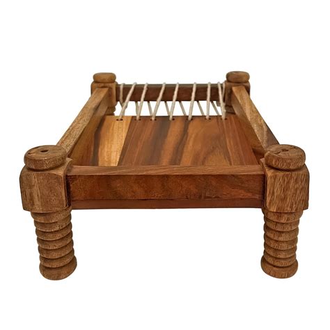 Premium Marwar Khatiya Platter | Cot Style Wooden Serving Tray – Ritwikas