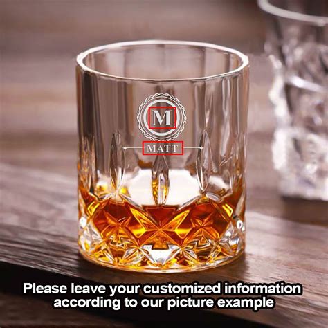 Personalised Whiskey Tumbler Engraved Whisky Glass 7oz With - Etsy UK