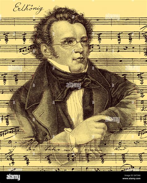 Franz Peter Schubert, 1797 - 1828, an Austrian composer, die ...