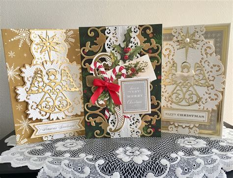 Create Stunning Christmas Collage Cards with Anna Griffin's Angel Dies