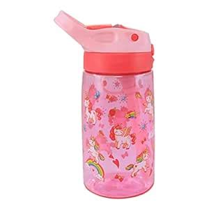 Smily Kiddos Sipper Bottle Flip Plastic Drink Bottle 450 ml - Unicorn ...