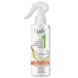 Ktein All in 1 Natural Hair Heat Protection Spray with Fermented Argan ...