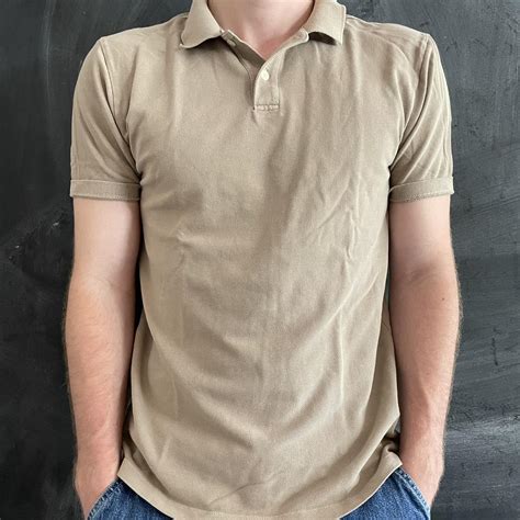 Gap Men's Tan Polo-shirts | Depop