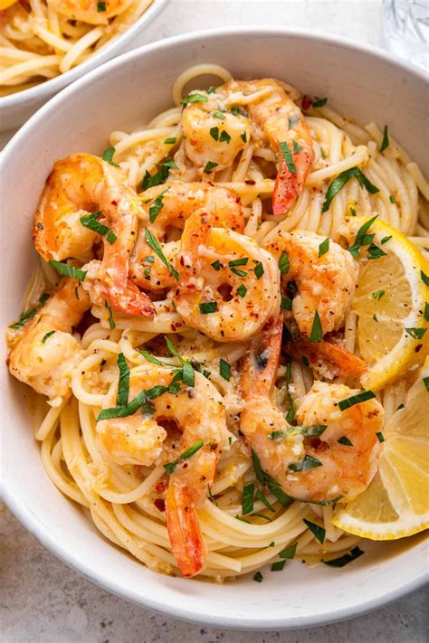 Lemon Garlic Shrimp Pasta Recipe