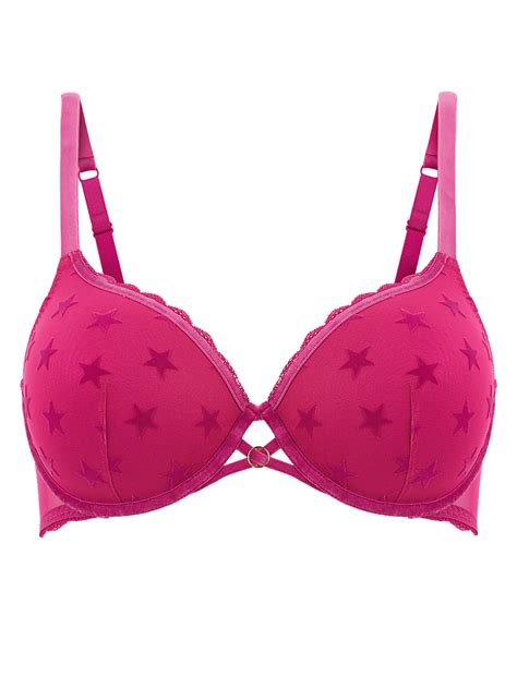 Buy Star Flock Padded Underwired Full Cup Bra A-G at Marks & Spencer