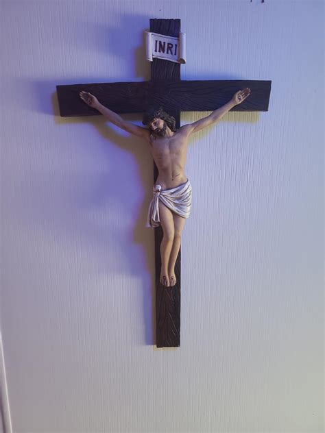 Ebros Large 30 Inches High INRI Jesus Christ Crucified On The Cross ...