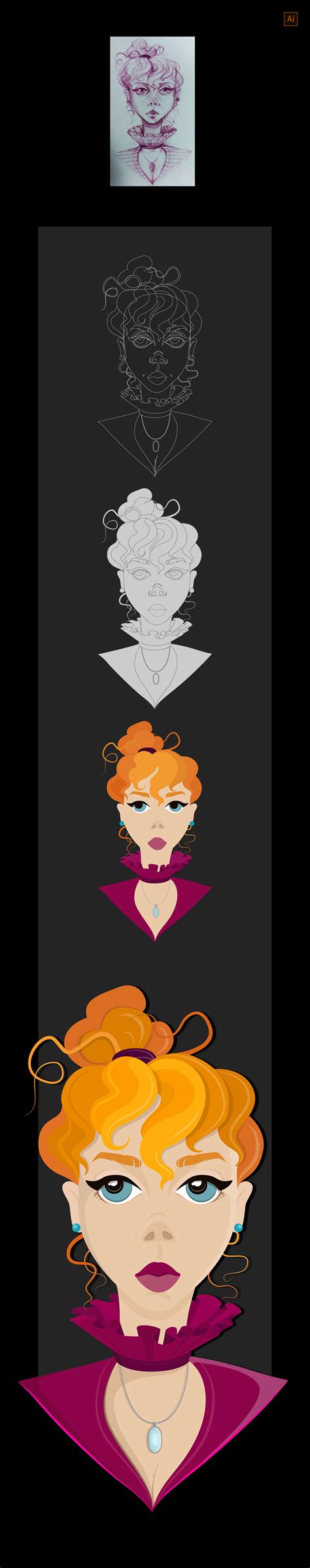 2D Character Design Tutorial 的图像结果