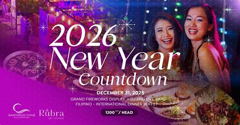2026 New Year Countdown, Sabangan Beach, 2707 Santiago, Philippines ...