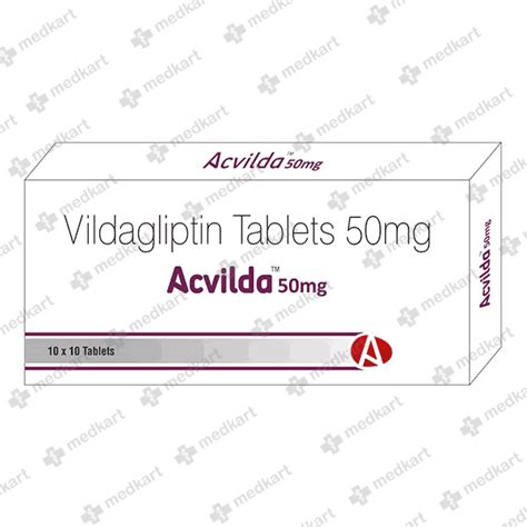 ACVILDA 50MG TABLET 10'S : View Price, Combination and Alternatives ...