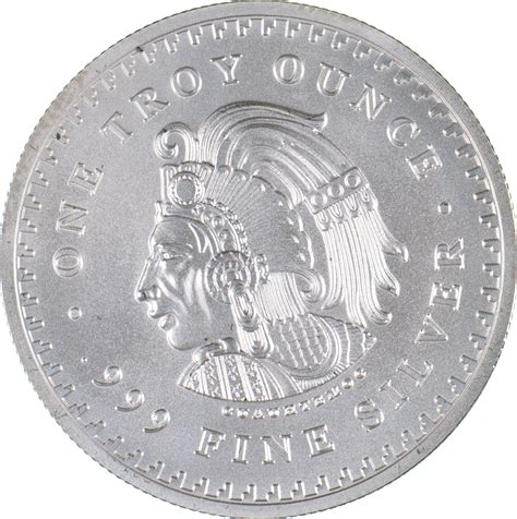 Mayan Calendar Silver Coin