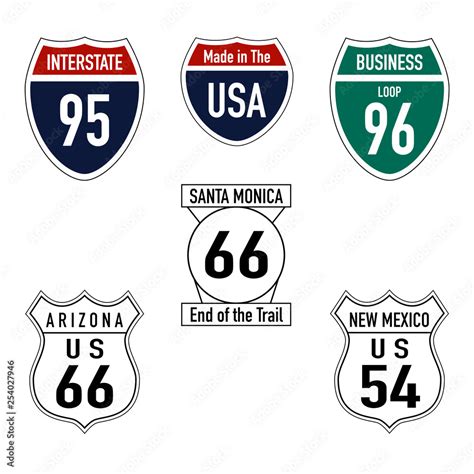 Image result for Road Number Signs Explained