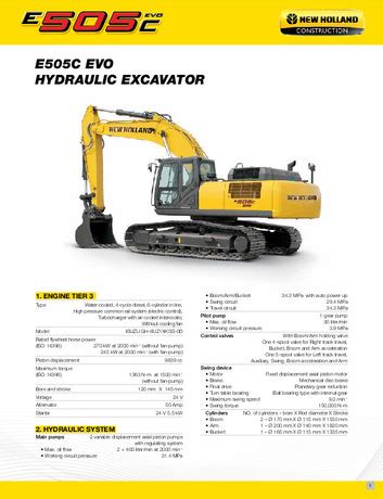 Crawler Excavator E505C EVO | New Holland Construction | New Holland ...