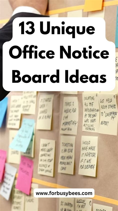 13 Unique Office Bulletin Board Ideas