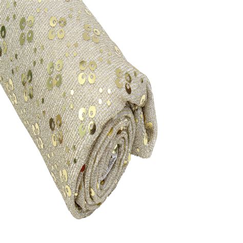 Christmas Decorative Elements - Sequin Fabric, Gold, 1m – Itsy Bitsy