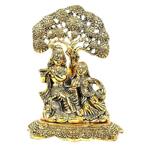 UMSAS (A Bihar Govt. Undertaking) Metal Radha Krishna Statue/Radha ...