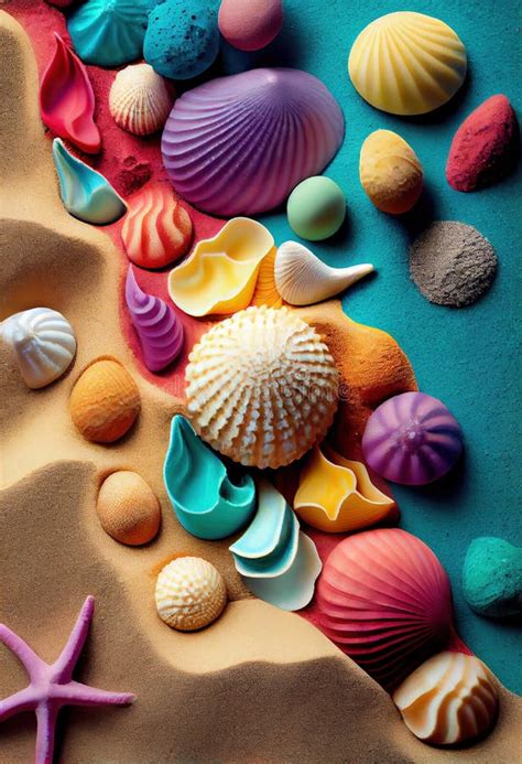Image result for Colorful Sea Shells On Beach