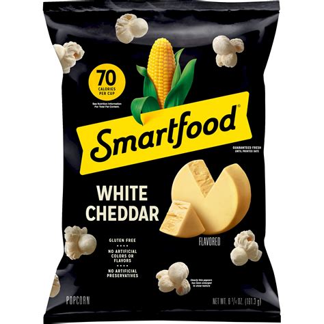 Smartfood Popcorn, White Cheddar, 6.75 oz Bag - Walmart.com