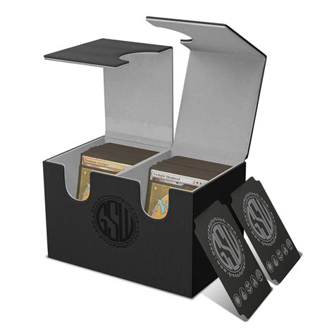 Double MTG Deck box | Magic card deck box - GSW