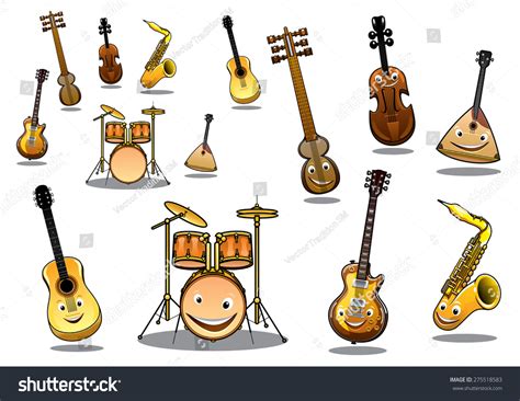 Image result for Musical Instruments Names Cartoon