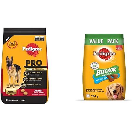 Pedigree PRO Expert Nutrition Active Adult Large Breed Dog (18 Months ...