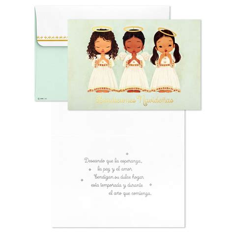 Hallmark Three Little Angels Spanish-Language Boxed Christmas Cards, P ...