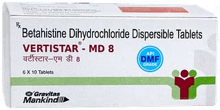 Vertistar Md 8 Tablet: Uses, Side Effects, Price & Substitutes