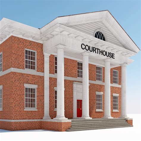 Courthouse Building Model 的图像结果