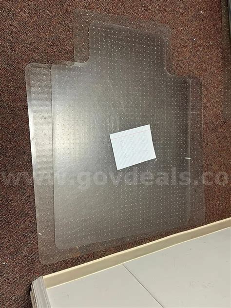 Lot 4 - Two Plastic Office Floor Mats | GovDeals