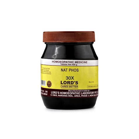Lord's Bio-Chemic Nat Phos 30X Tablet 450 gm - Multimedicos