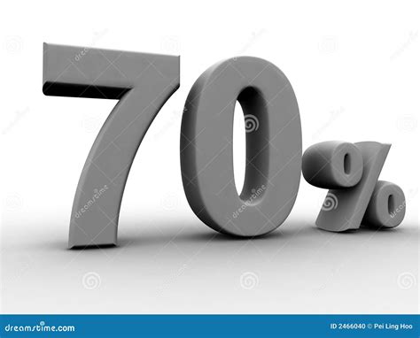 70 Percent stock illustration. Illustration of revenue - 2466040