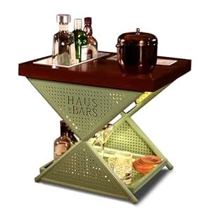 HAUS OF BARS by SpeedX - Model J Mini Home Bar Table & Cabinet with ...