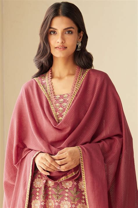 Rosheen Rafiya Dupatta – Farida Gupta India