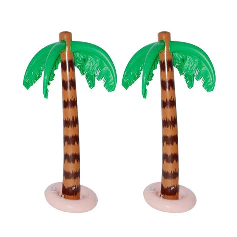 Buy TOYMYTOY 2pcs Inflatable Palm Trees | 90cm Jumbo Coconut Trees ...