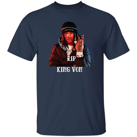 Rip King Von Shirt King Von Hip Hop Lifestyle Shirt Designs, King Von ...