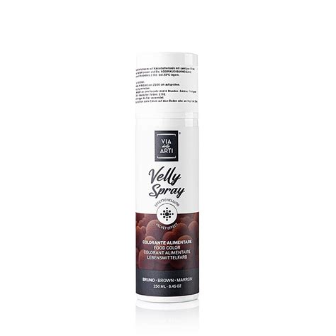 Cocoa Butter Spray, Velvet / Velvet Effect, Brown, Velly, 250 ml, Spray can