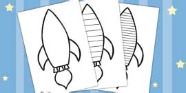 Rocket Writing Template – English Resource