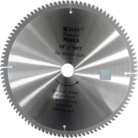 Jon Bhandari Tools TCT Super Cut 10 x 100T Circular Saw Blade for ...