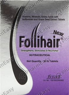 New Follihair Tablet: Uses, Side-effects, Price, Dosage & More Info ...