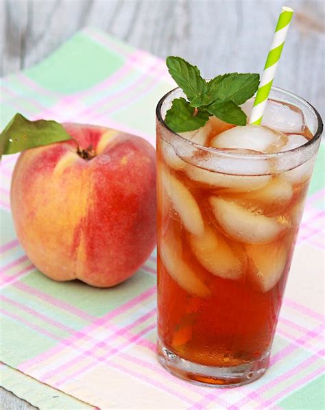 Peach Iced Tea — The Fountain Avenue Kitchen