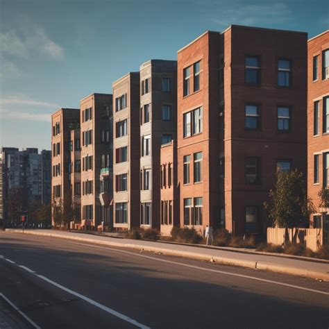 Row of Buildings Front View 的图像结果