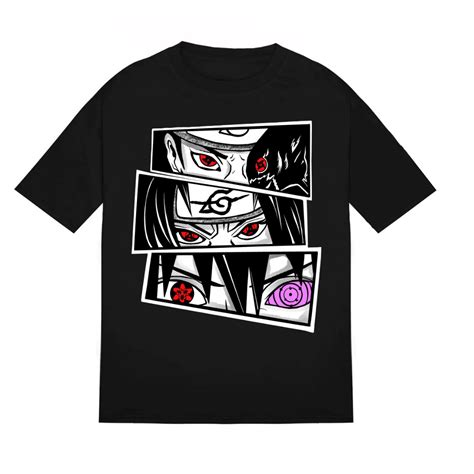 Naruto Uchiha Clan T-Shirt | Designer and Aesthetic – themangawear