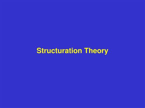 Image result for Structuration Theory Model