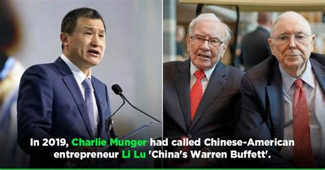 Why Charlie Munger Once Called Entrepreneur Li Lu As China's Warren Buffett