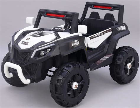 Buy Miniature Mart Kids Electric Jeep Kids Manual Driving with Foot ...