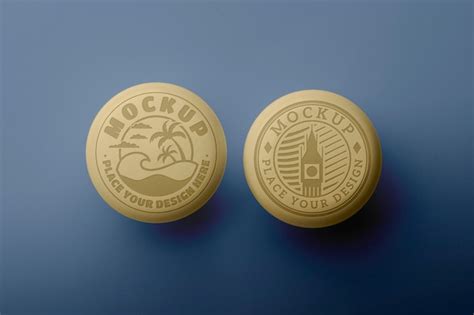 Knobs arrangement mockup | Premium PSD