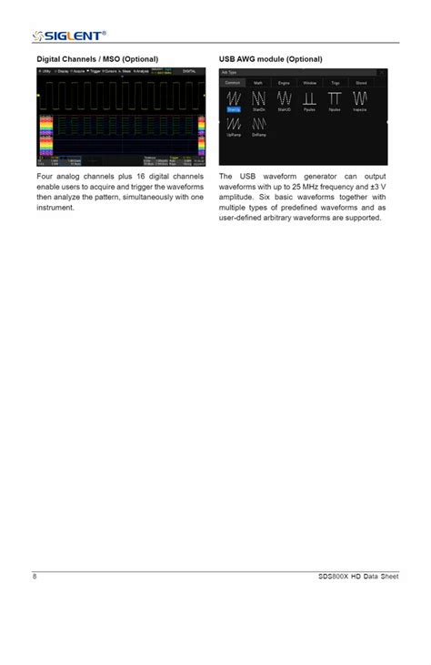 Digital Oscilloscope - SDS814X HD Digital Storage Oscilloscope Service ...